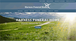 Desktop Screenshot of harnessfuneralhome.com